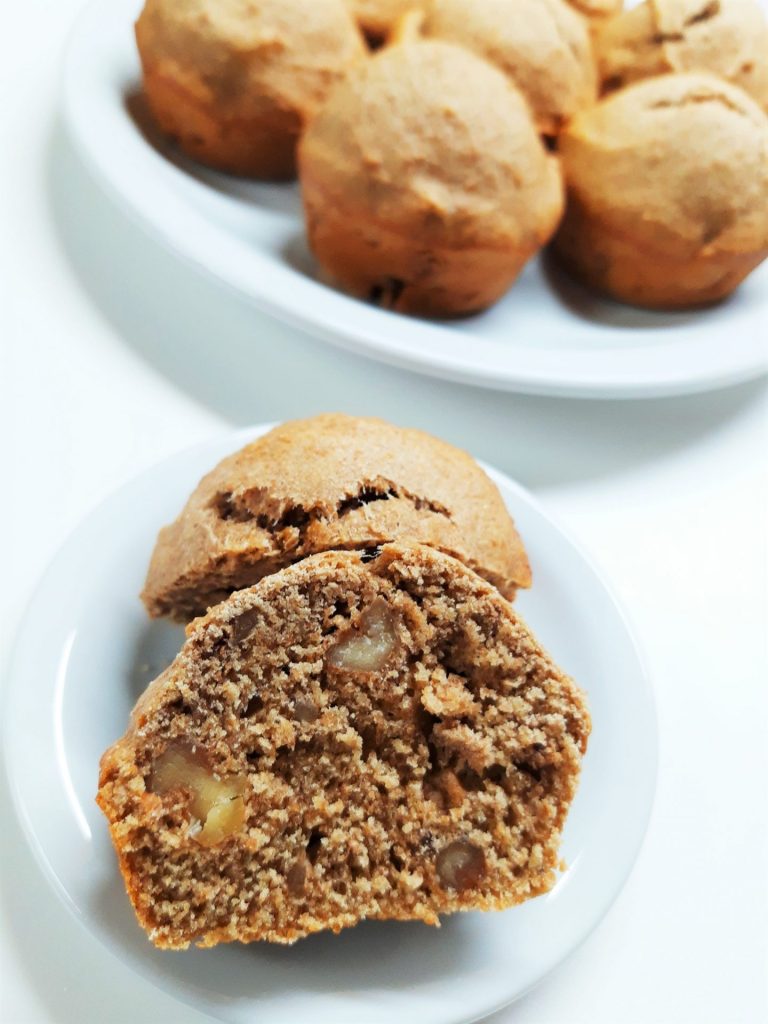 Banana Nuts Muffins With Whole Wheat Flour Recipe