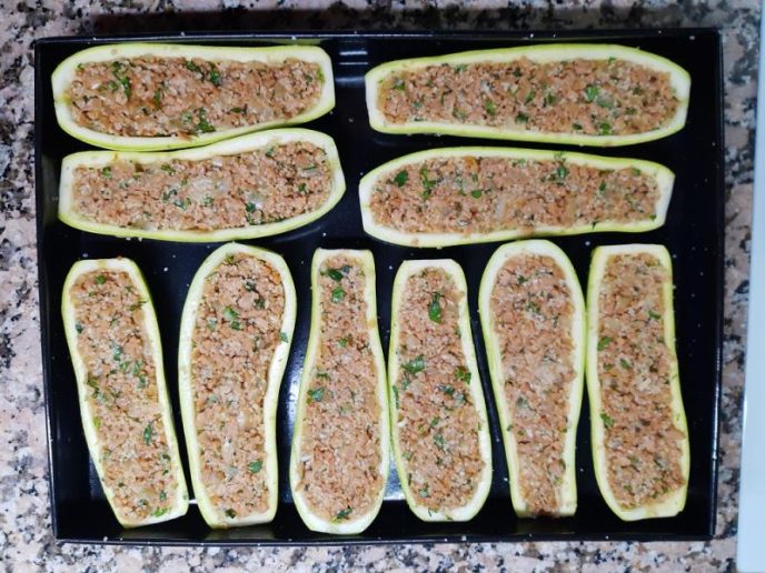 Zucchinis Rellenos Sin Carne